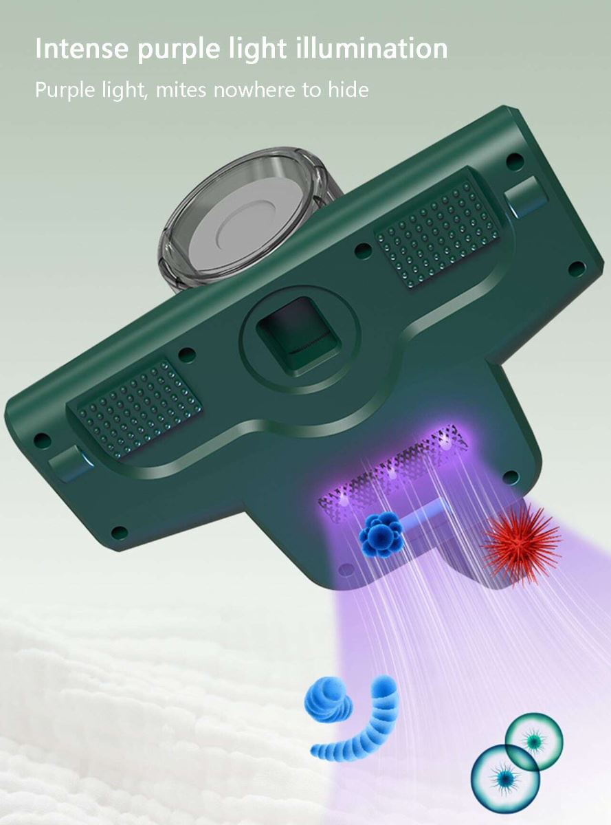 Limpiador de polvo y ácaros de 360°